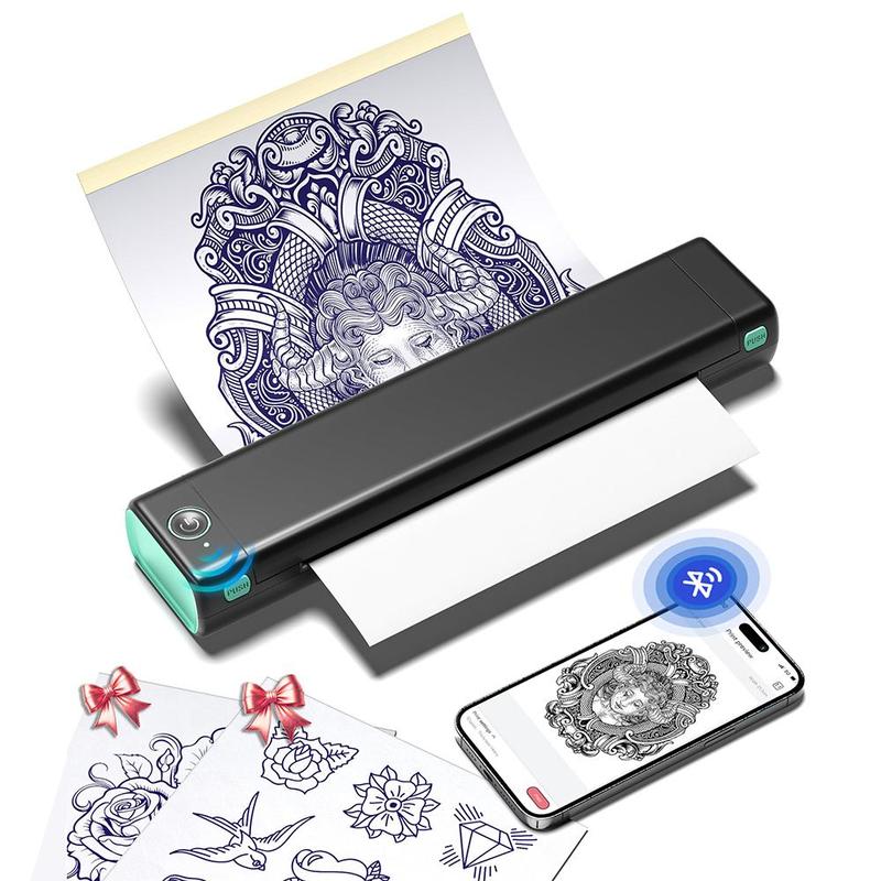 Phomemo M08f Wireless Tattoo Transfer Stencil Printer, [tattoo Paper Needs To Be Purchased Separately], Thermal Tattoo Machine, Tattoo Printer Kit, Halloween Gifts, Tattoo Stencil Printer, Temporary Tattoo Printer