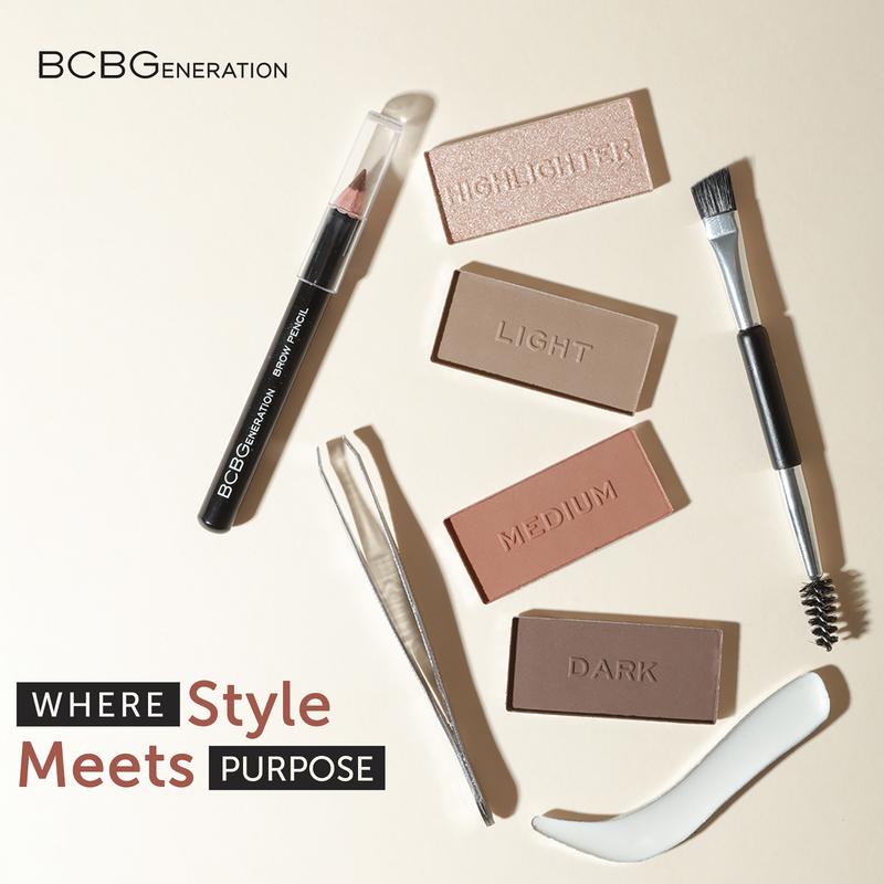 BCBGeneration Brow Perfecting Set - All-Inclusive Brow Kit - Creates Easy and Flawless Brows - Shape, Define, and Groom Brows Anywhere - 6 4 pcs