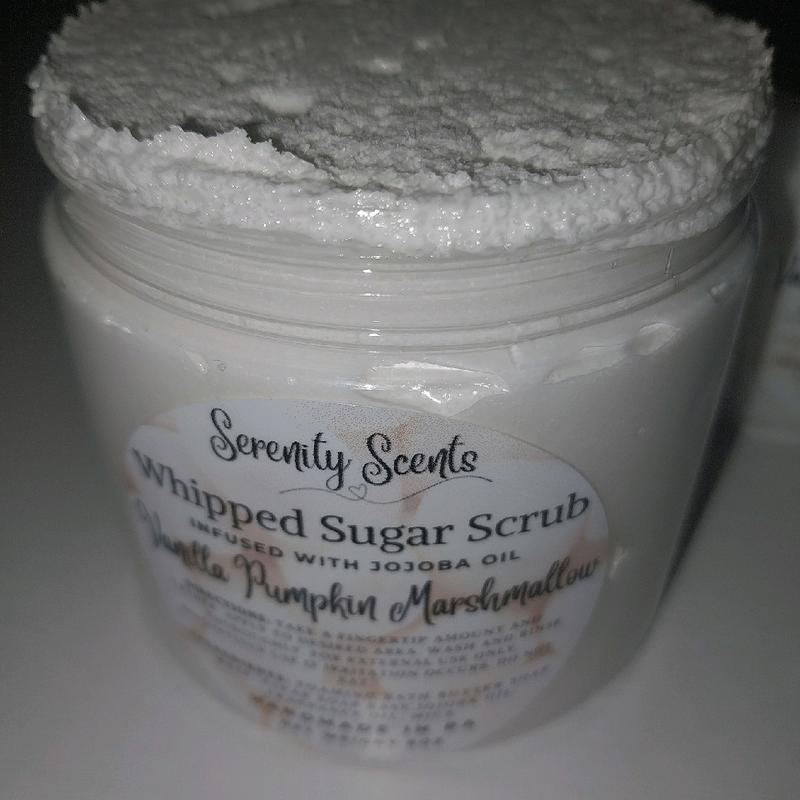 Whipped Sugar Scrub Soap Infused with Jojoba Oil