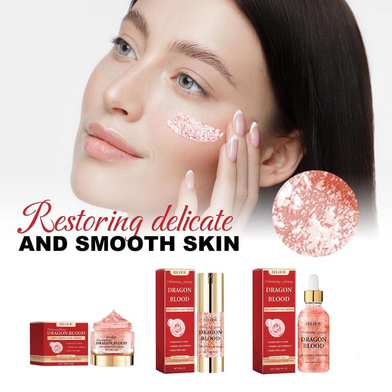 Dragon Blood Skin Care Kit, Moisturizing Skin Care Products, Reduces The Look Or The Signs Of Aging, Hydrating Firming Skin Care Kit for Women, Christmas Gift