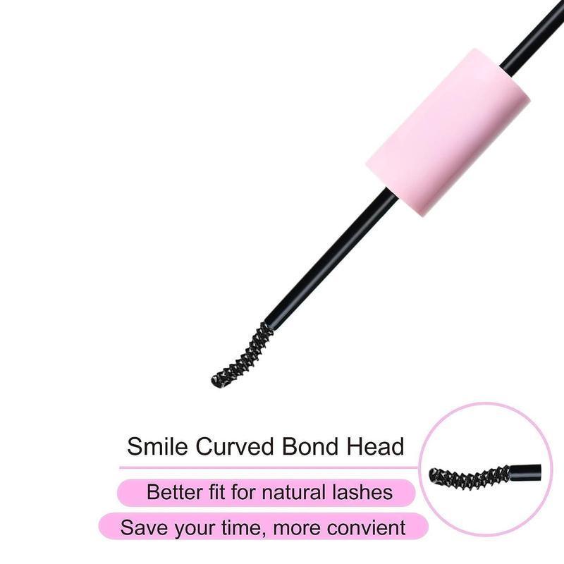 Double-ended Eyelash Glue for Gifts, 1 Count Waterproof False Eyelash Brush, Sticky Eyelash Glue for Eyelash Extensions, Eyelash Glue for Cluster & Separated & Individual Eyelashes