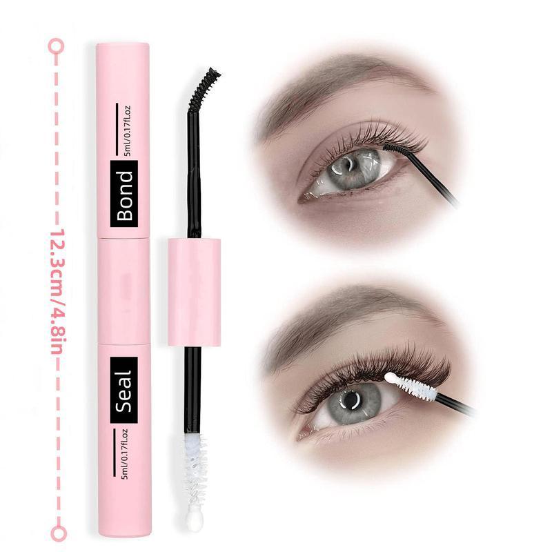 Double-ended Eyelash Glue for Gifts, 1 Count Waterproof False Eyelash Brush, Sticky Eyelash Glue for Eyelash Extensions, Eyelash Glue for Cluster & Separated & Individual Eyelashes