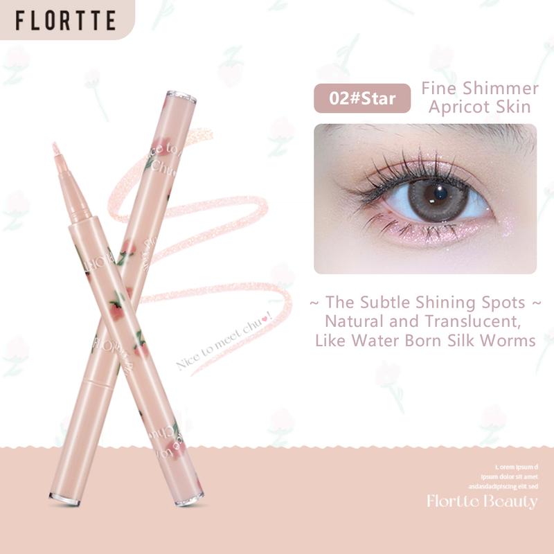 FLORTTE Chu Chu Mark Eye Bags Silkworm Pen