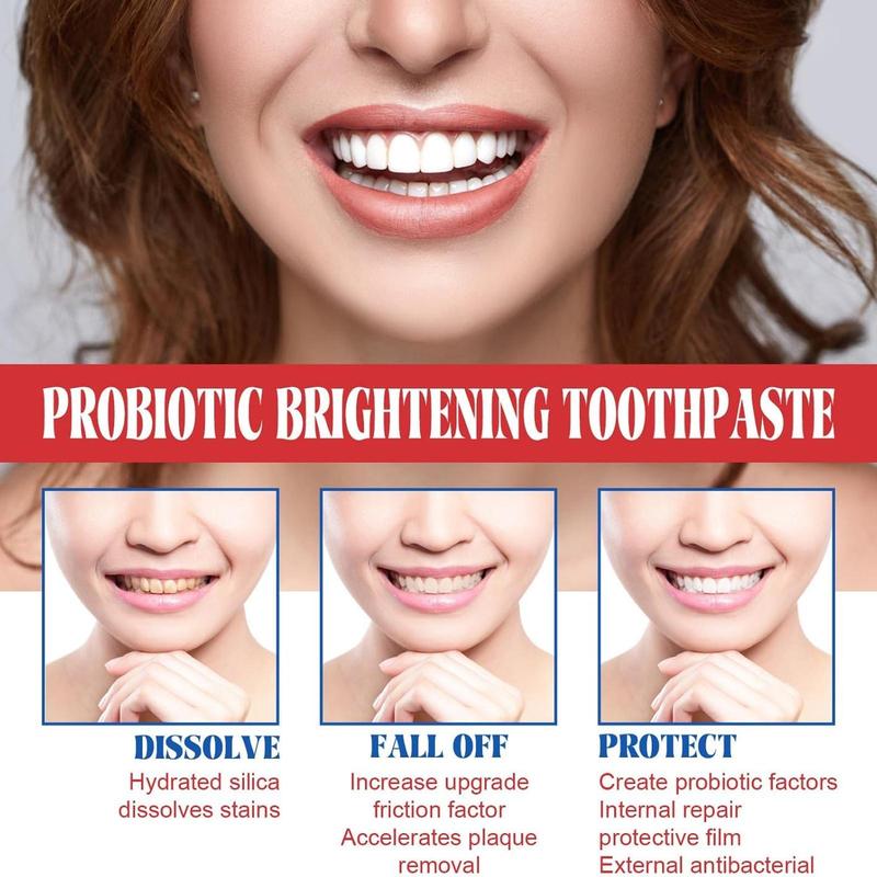 2024 Sp-6 Ultra Whitening,Sp 6 Toothpaste, Ultra Whitening Toothpaste Sp-6,Probiotic Brightening Toothpaste,Deep Cleaning Care Toothpaste,Fresh Breath Toothpaste