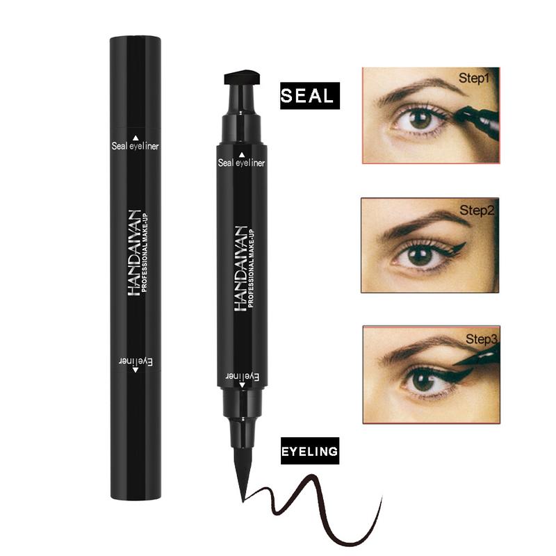 Double-ended sealed eyeliner two-in-one long-lasting waterproof and non-fading color makeup and cosmetics mix Blend