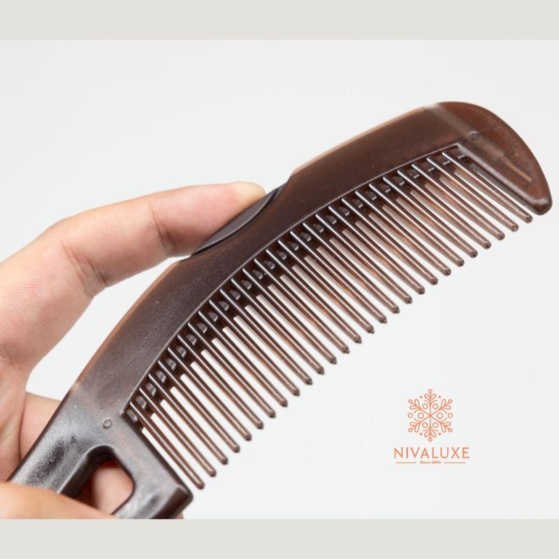 [NIVALUXE] Dandruff Detox Comb for Scalp Sweeping and Scalp Build-ups Removal Gift Haircare Daily Heatless Daily Heatless energy massage hair quality