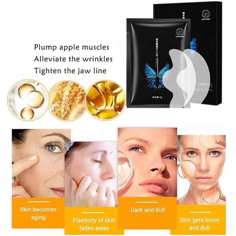 Black Friday Deals Microcrystalline Nasolabial Folds Removal Mask,V-Face Lifting Mask,Magic Strips for Face Wrinkles and Sagging Jaw,Nasolabial Fold Patch,Reduce Fine Lines,Skincare Skin Repair,Comfort,Freebies,great deals Hydrate Hydrating