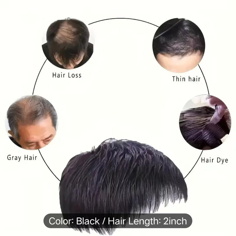 Fit Men's Hair Toppers - Easy Clip-In, Comfortable & Versatile For All Hair Types, Perfect For Thinning & Loss