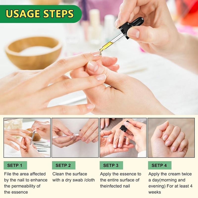 [90% People Choose] Nail Growth Serum Ginger Extract Nail Repair and Strengthen forClowing, Beautiful Nails Nail Care Comfort Nail Care Comfort