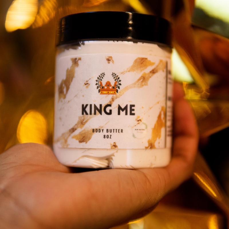 King Me Body Butter for Men ( Shea Butter, Cologne,  Body Care, Aroma Scented, Hydrated Skincare.