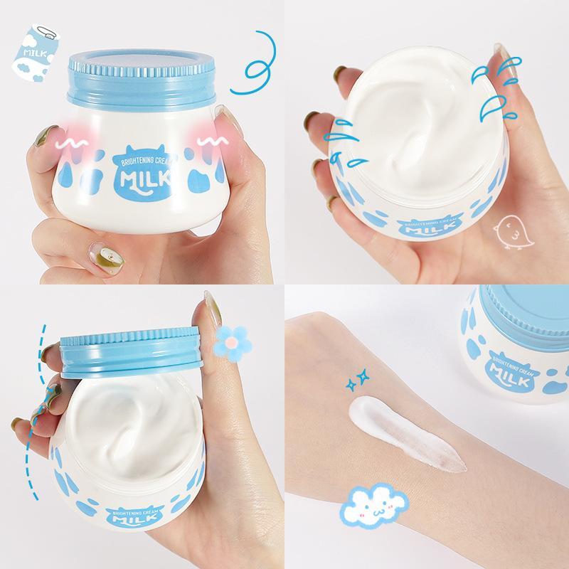 Milk Skin Face Cream, Moisturizing Whiten Oil Control Brighten Nourish Firm Skin Anti Wrinkle Creams, Beauty Aintenance Face Care Creams