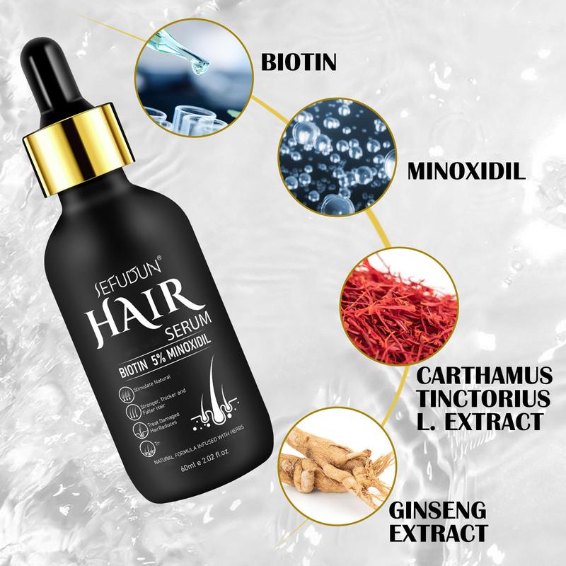 Sefudun Minoxidil Serum for Hair- 5% - 60ml - Haircare and Comfort