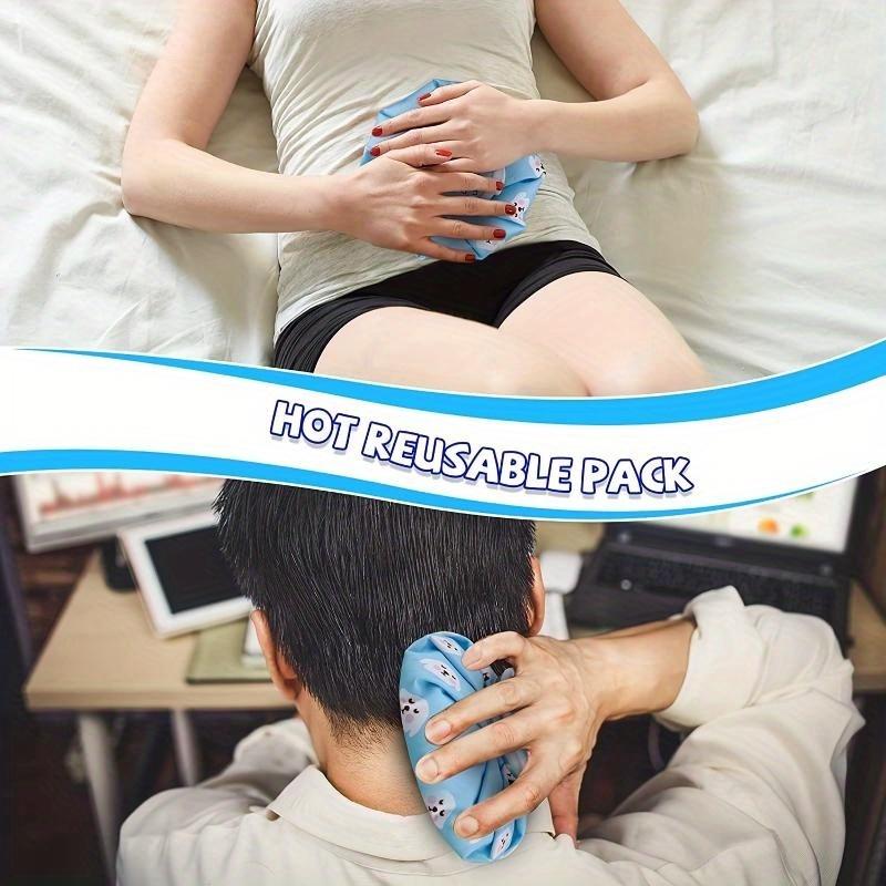 Versatile Reusable Ice Packs for Pain Relief - Dual-Purpose Hot & Cold Relax for Injuries, Wisdom Teeth, Breastfeeding & Eye Care