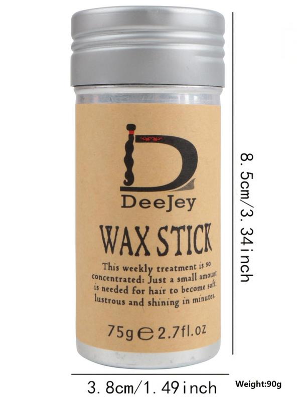 Portable Hair Wax Stick, Non-greasy Styling Hair Pomade Stick, Hair Styling Product for Women & Men, Suitable for All Hair Types