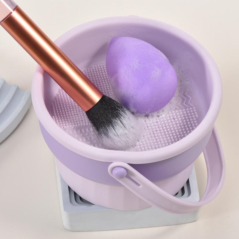 Multi-functional Makeup Brush Cleaner, Silicone Makeup Brush Drying Tool, Makeup Brush Cleaning Tool