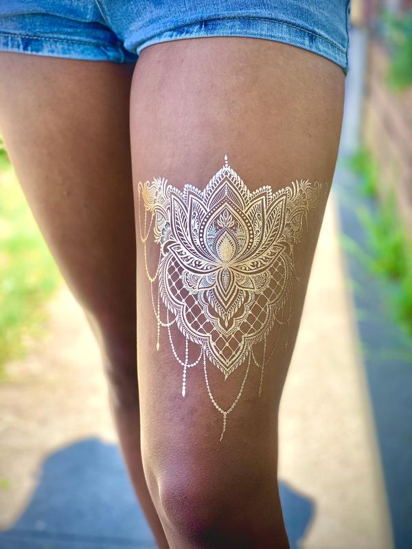 Gold Foil Temporary Tattoo | LOTUS