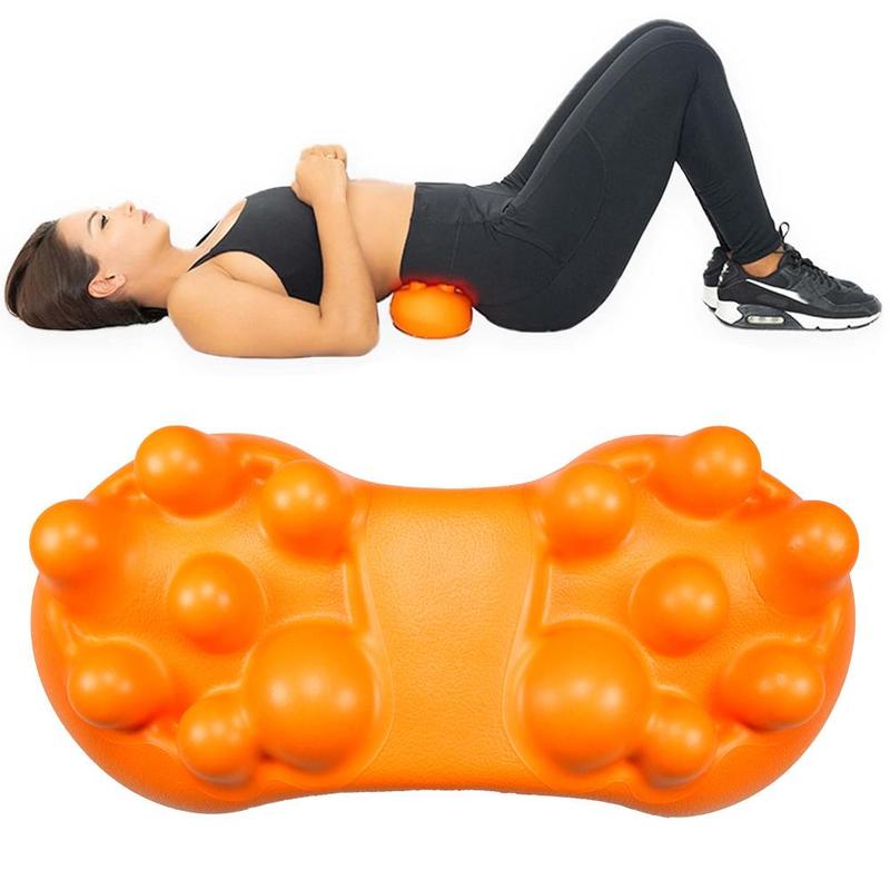 Waist & Hip Manual Massager, Muscle Stretcher Tool with 14 Massager Knobs for Myofascial Trigger Point, Upper & Lower Back Muscle Massage Relaxation