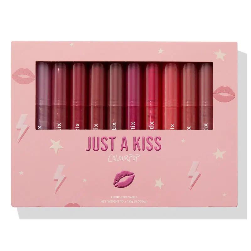 ColourPop® Just a Kiss Lippie Stix Vault - Pinks - Pinky Nude - 10Pck