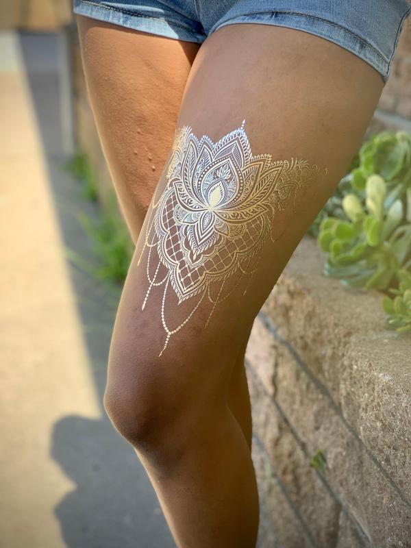 Gold Foil Temporary Tattoo | LOTUS