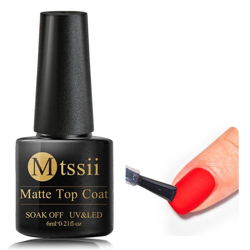 Gel Nail Polish, No-Wipe Top Coat, Base Gel, Matte Top Coat, Soak Off UV&LED Gel Nail Polish, Christmas Gift