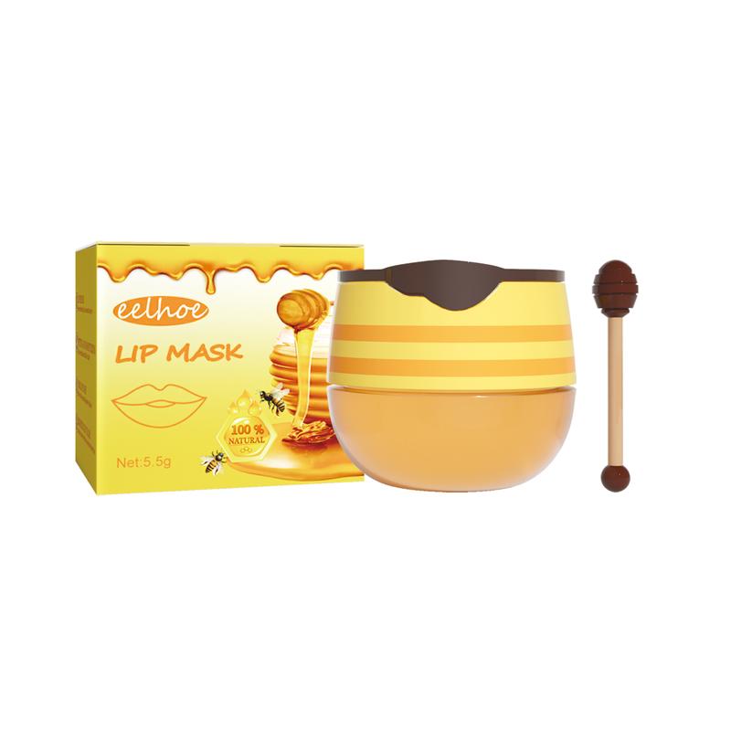 Honey Lip Mask Moisturizing exfoliating Lip Care Bee Lip Balm Moisture Skincare labello kaja  lip oil