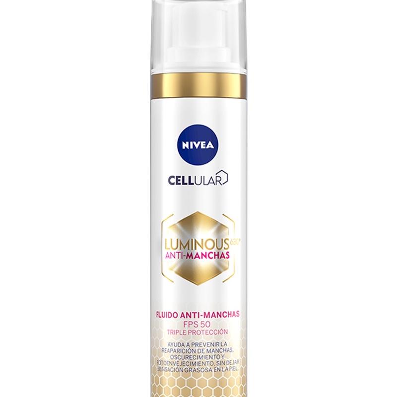 NIVEA LUMINOUS 630 ANTI-STAIN FLUID SPF 50 OF 40 ML    NIVEA FLUIDO LUMINOUS 630 ANTIMANCHAS FPS 50 DE 40 ML dark spot luminous nivea serum