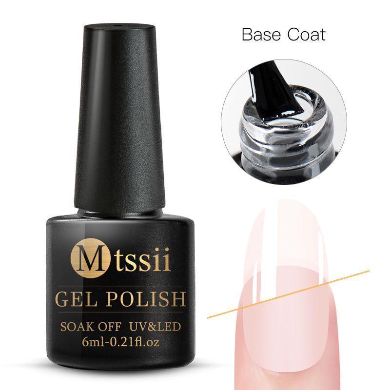 Gel Nail Polish, No-Wipe Top Coat, Base Gel, Matte Top Coat, Soak Off UV&LED Gel Nail Polish, Christmas Gift