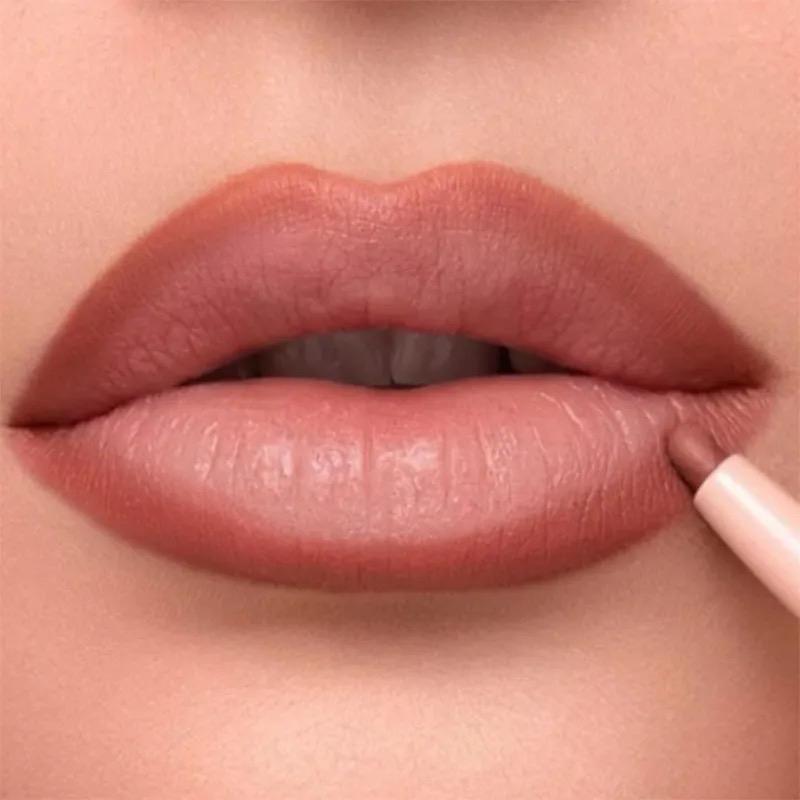 Waterproof Matte Smooth Lipliner Pencil Red Contour Tint Lipper Lipsticks Non-stick Lip Liners Moisturising Lipstick Makeup