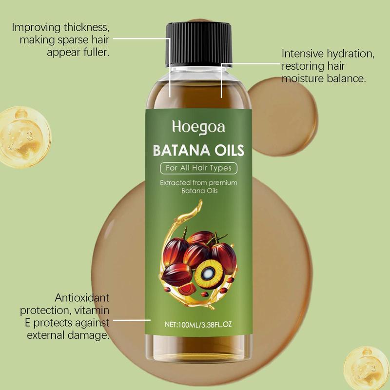 Batana Oil Hair Care Oil & Hair Mask, Nourishing & Moisturizing Hair Care Product for Dry & Damaged Hair, Hair Care & Styling Product for Women & Men