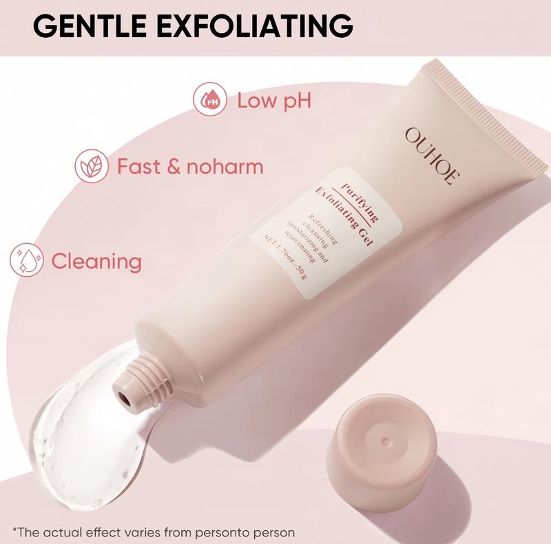 Purifying Exfoliating Gel 50g 1.76oz for Facial Skincare and Skin Repair, Facial Scrub, Comfort, Cleansing skin moisture Cleanser, Cherry Blossom