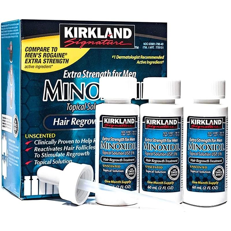 Minoxidil for Men 5% Extra Strength Hair Regrowth for Men Hair Care Dropper Comfort