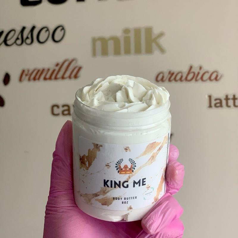 King Me Body Butter for Men ( Shea Butter, Cologne,  Body Care, Aroma Scented, Hydrated Skincare.