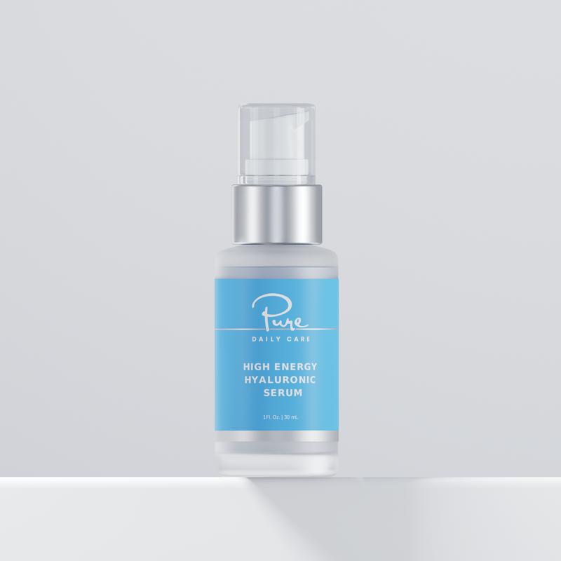 Pure Daily Care Hyaluronic Serum for NuDerma Wands - Long Lasting Hydration and Plumping for Silky-Soft, Hydrated Skin - Moisture, Skincare Comfort Skin Repair