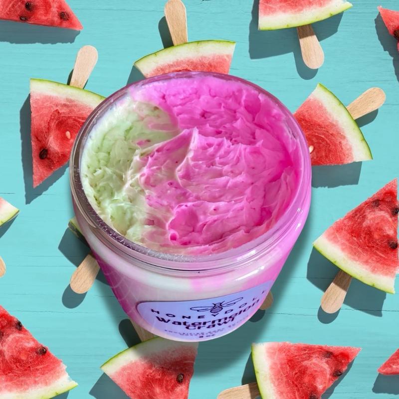 Watermelon Crawl Emulsified Body Butter - Hydrating Moisturizer - Body Care