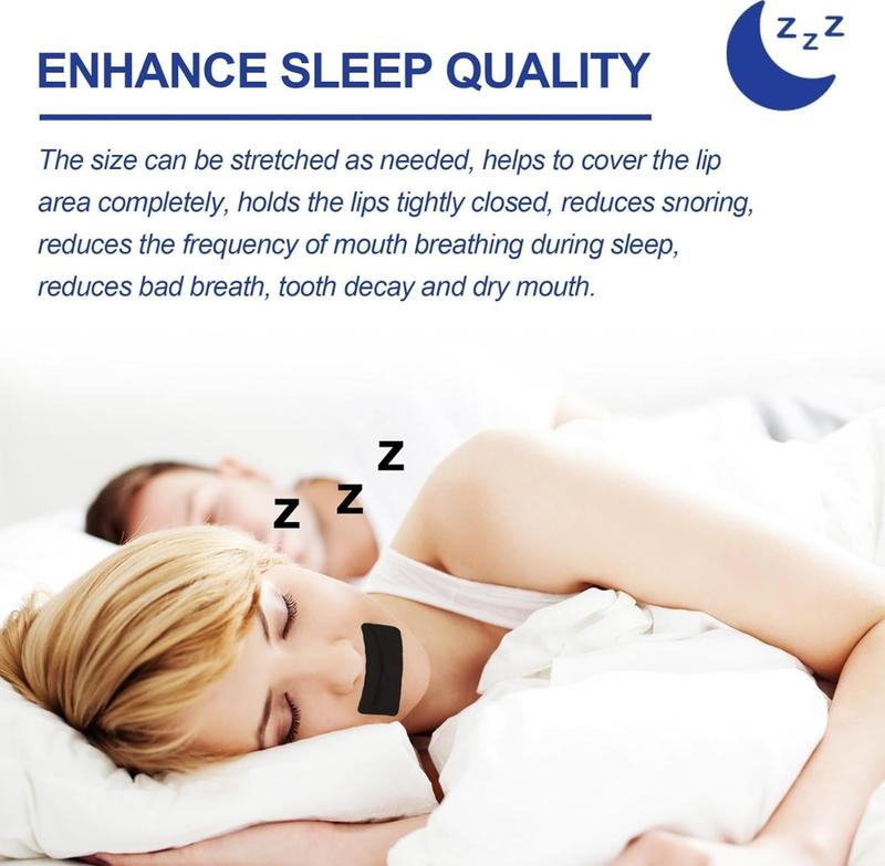 Comfort Sleep Patch, 30pcs set Anti-snoring Mouth Tape for Mouth Breathing, Anti Snoring Sleep Sticker for Daily Use Gift Skincare