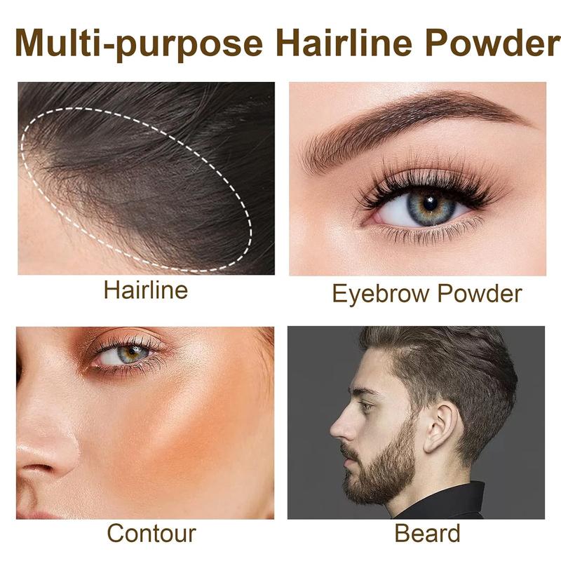 Hairline Powder Stick, Dark Brown - Instantly Conceals Hair Loss, Hairline Contouring Shadow Powder for Women & Men, Waterproof, Multi-Use, Long Lasting, Portable