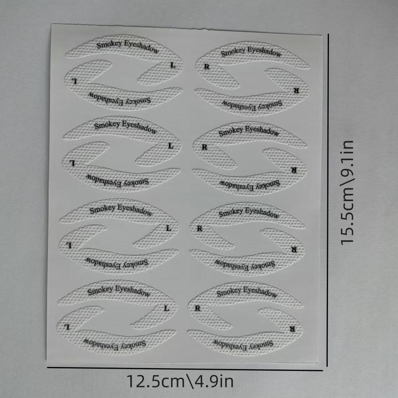 4 Sheet Eye Shadow Stencils, Eye Makeup Auxiliary Templates, Professional Eye Makeup Tools for Women, Christmas Gift