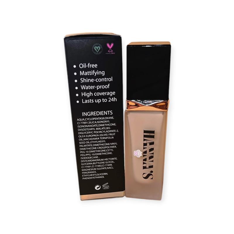 Liquid Foundation with SPF 15 Coverage for Perfect Makeup - Concealer