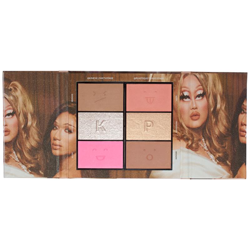 KIMCHI X PLASTIQUE Nude Sensation: Blush, Bronzer & Highlighter Palette