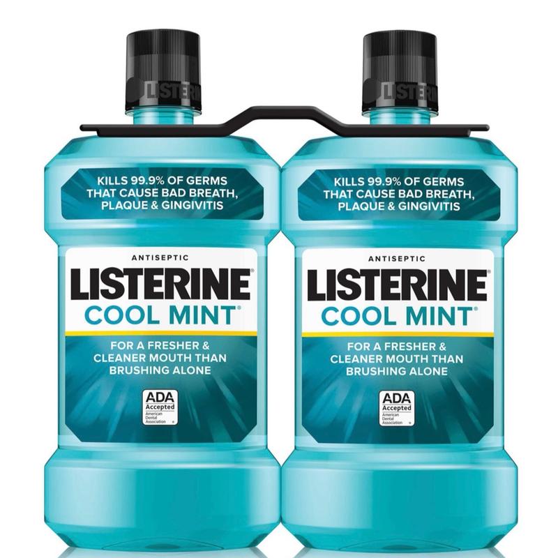 Listerine Cool Mint Antiseptic Mouthwash (1.5L, 2 pk.) Oral