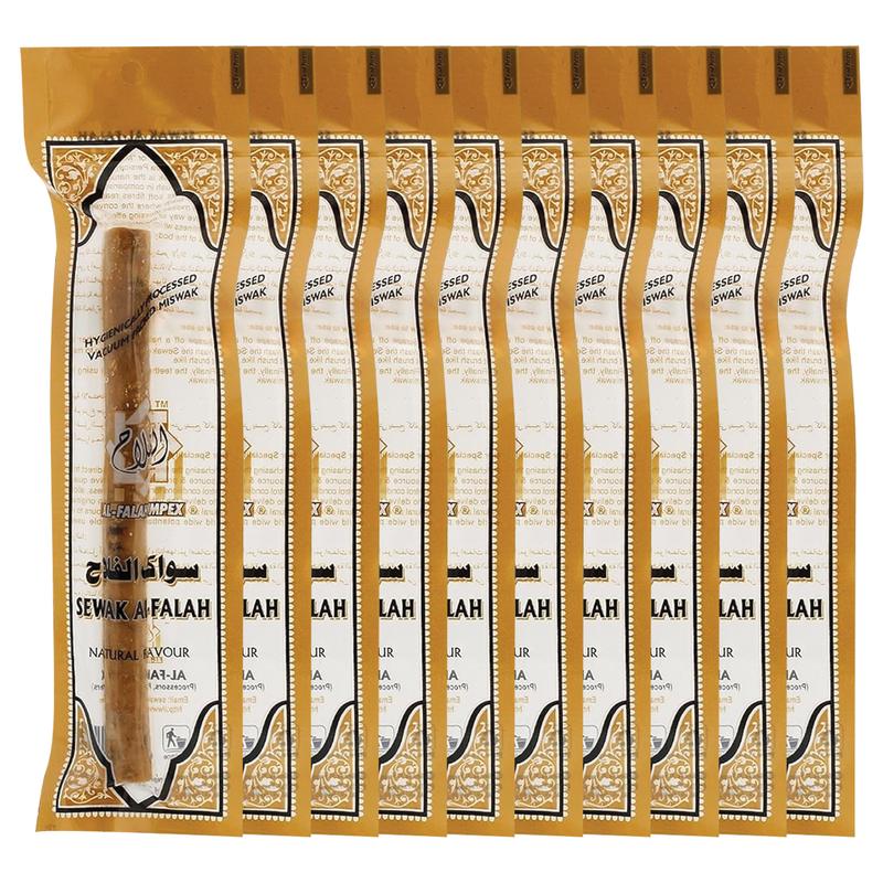 (10 Pack) Sewak Al-Falah Miswak Natural Toothbrush Stick Oral Daily Comfort