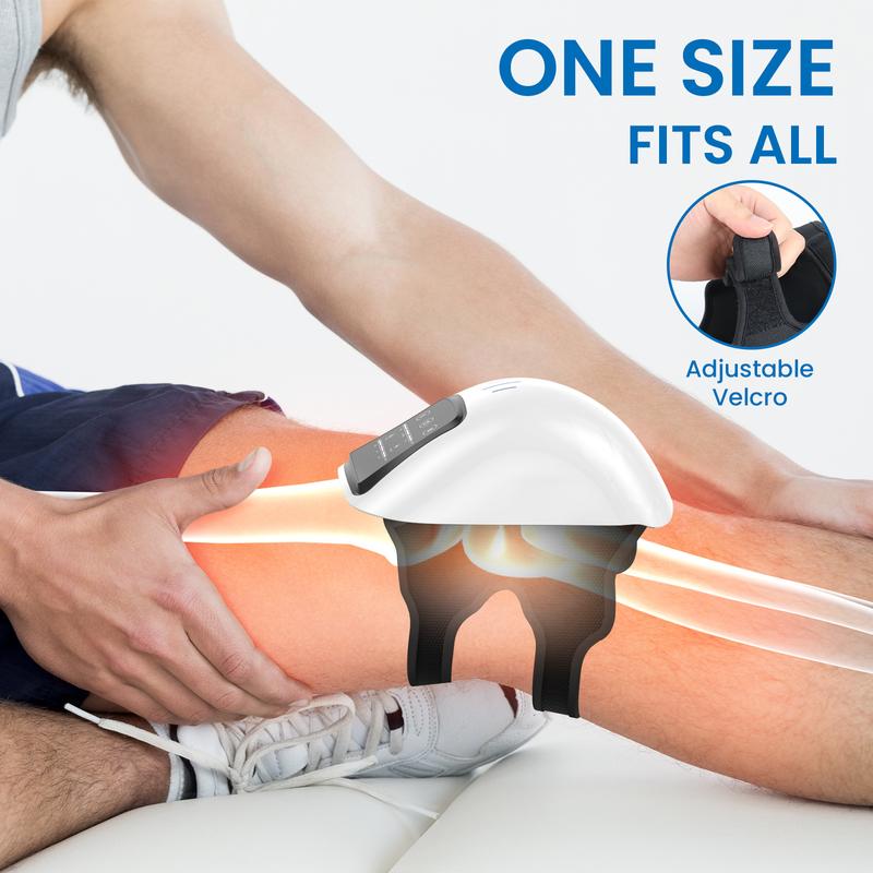 Black Friday Knee Massager, Cordless Electric Knee Massager, Clear Visible Large LED Screen, Portable & Easy to Use, Gifts for Men, Women, Christmas