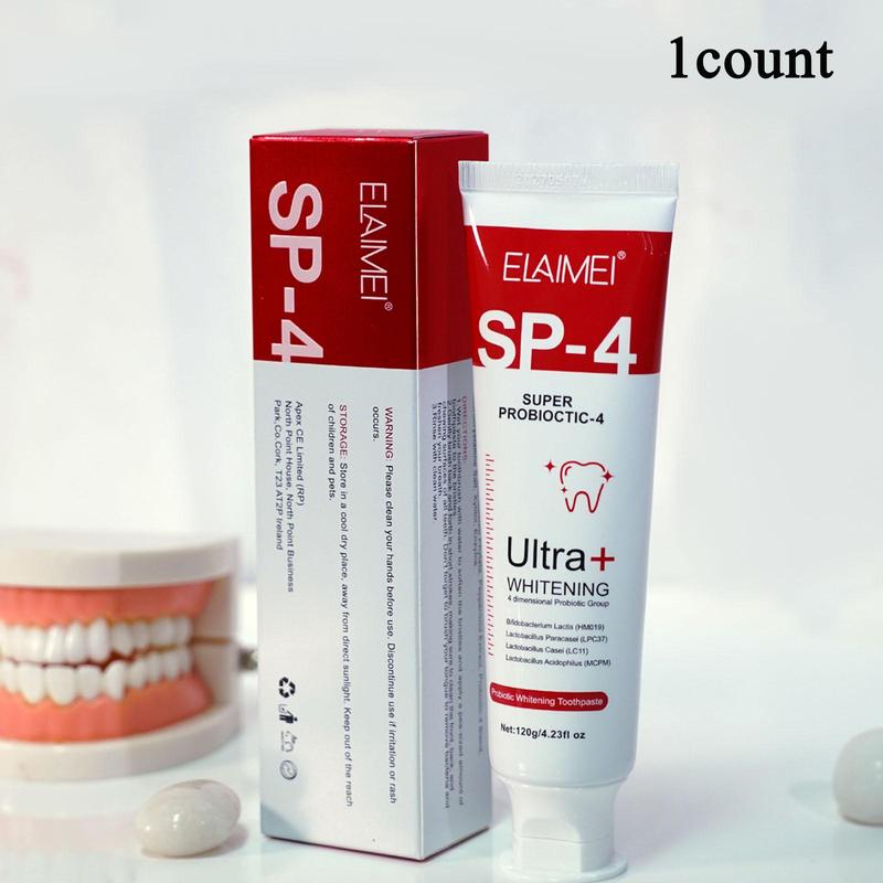 Super Probiotic Toothpaste, Long Lasting Refreshing Oral Care Fresh Breath Toothpaste, Beauty & Personal Care Product for Men & Women