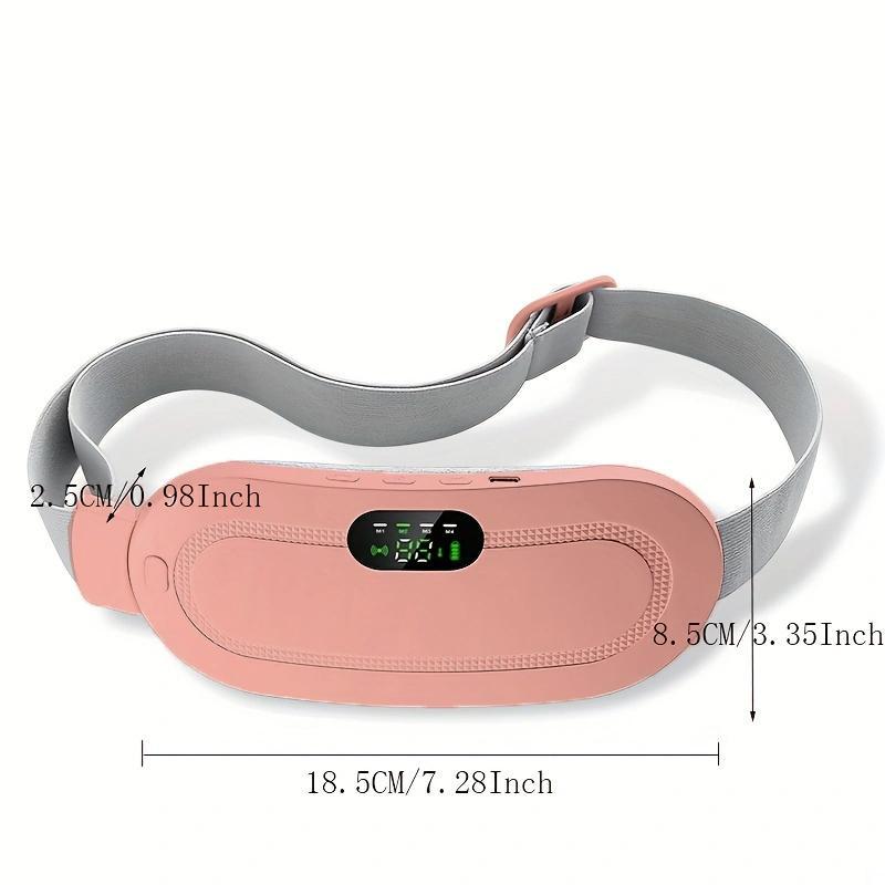 Portable Waist Heating Electric Massage Pad, Electric Belly Wrap Belt for Menstrual Massage, Waist Warmer Belt for Women, Back & Stomach Massage Vibrating Belt for Body Care, Gifts for Her, Birthday Gifts