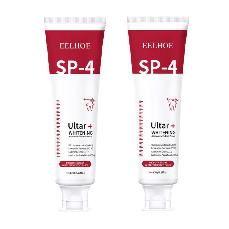 SP-4 Probiotic Whitening Toothpaste-Experience Ultra+ Bright Teeth : Powerful Stain Removal for a Radiant Smile! Oral