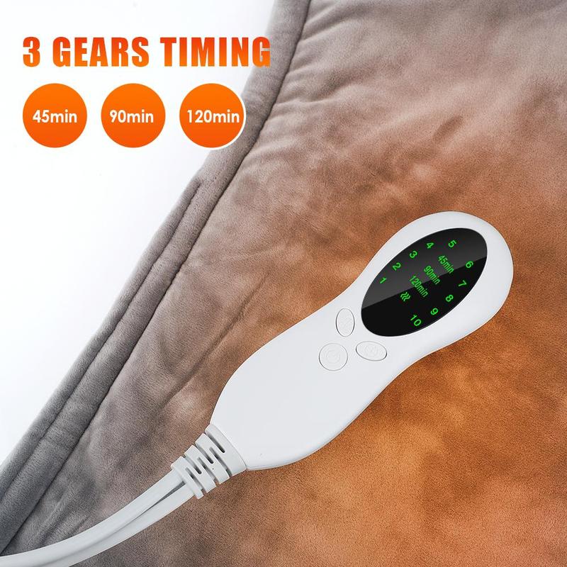 Electric Heated Massage Shawl, 1 Box 10-speed Temperature Adjustment Back Massager, Body Heating Blanket for Home & Office