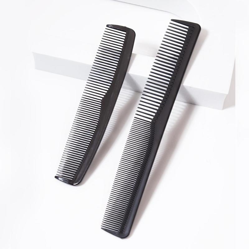 2pcs Heatless Styling Comb Set, Anti-static Anti-hot Comb, Pocket Fine Plastic Comb for All Hair Type