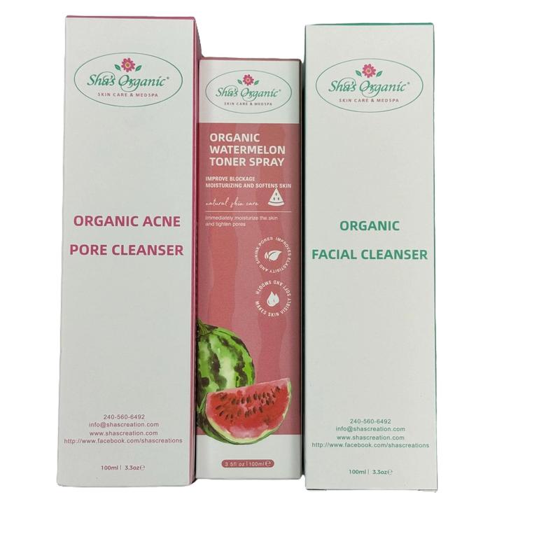 TikTok Sha's Exclusive Triple Cleanse Facial Cleanser Bundle Cleansing Facial Cleansing