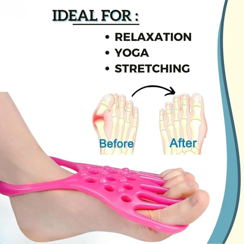 Women's Foot Stretching Belt, 1 Pair Toe Stretching Exercises, Thumb Valgus Orthosis, Toe Straightener, Toe Separator, with Concave-convex Massage Points