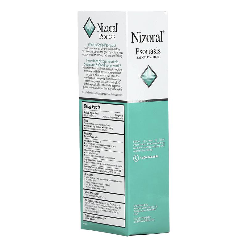 Nizoral Scalp Psoriasis Shampoo & Conditioner, With Tea Tree Oil, 11 fl oz (325 ml)